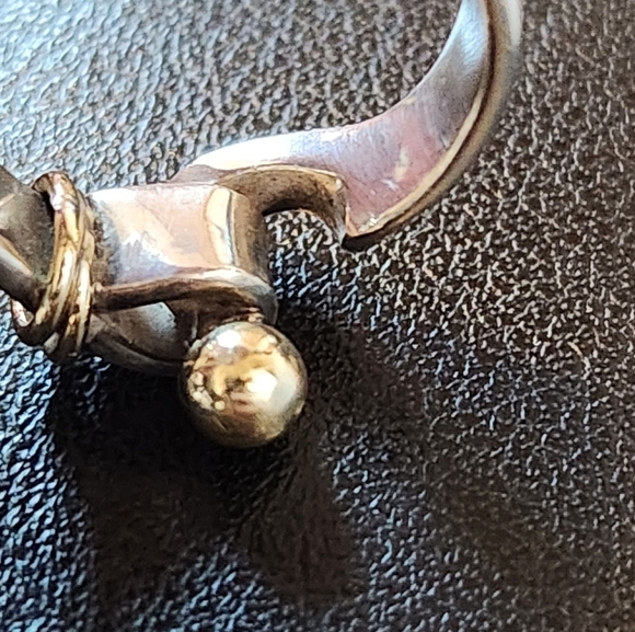 Tiffany & Co Hook and Eye Ring 18k Gold Sterling Silver - Picture 10 of 15